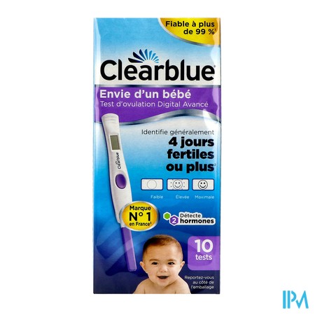vignette CLEARBLUE TEST OVULAT 2 HORM 10
