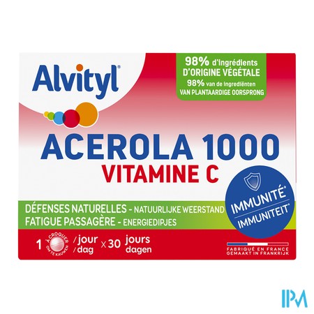 vignette ALVITYL ACEROLA 1000 CPR 60