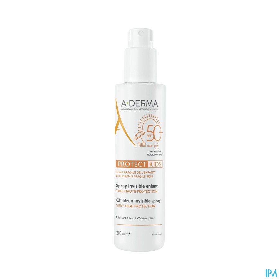 vignette A-DERMA SPR S KID INV FL200ML1