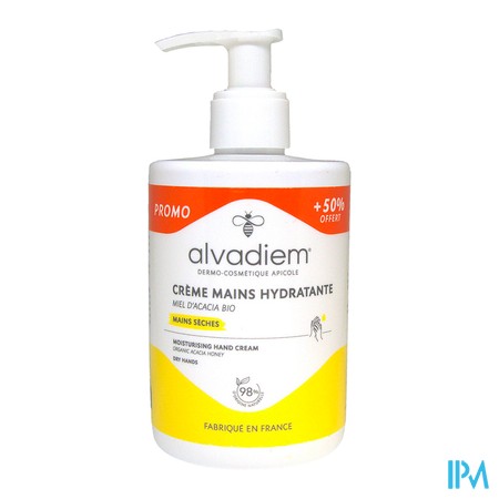 vignette ALVADIEM CR HYDRATANTE MAINS 250ML