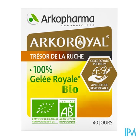 produit ARKOROYAL GELEE ROYALE BIO 40G