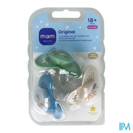 vignette SUCET MAM ORIGIN BLEU SIL18+M X3