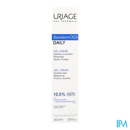 vignette URIAGE CICA DAILY GEL CR 40ML