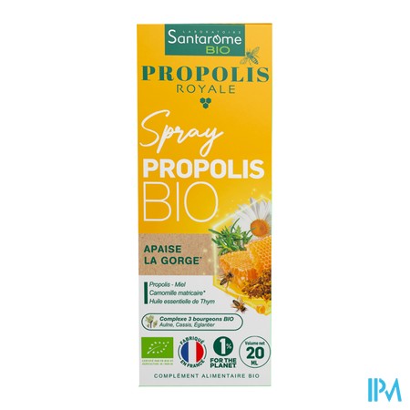 produit SANTAROME SPRAY PROPOLIS BIO 20ML