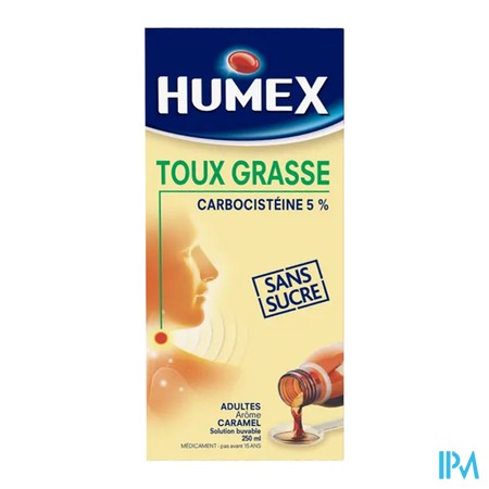 produit HUMEX 5% EXPECT AD SOL S/S 250ML