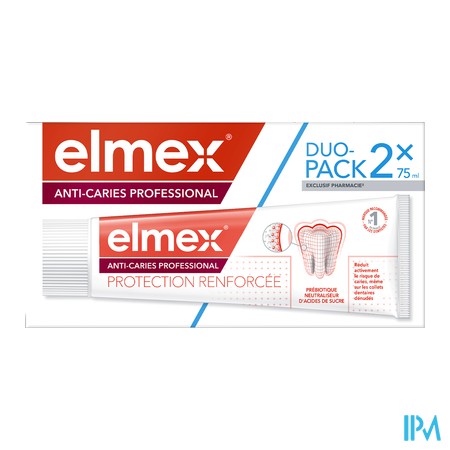 vignette ELMEX DENT A/CARIE PRO 75MLX2