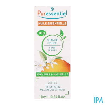 vignette PURESSENTIEL HE BIO ORANGE 10ML