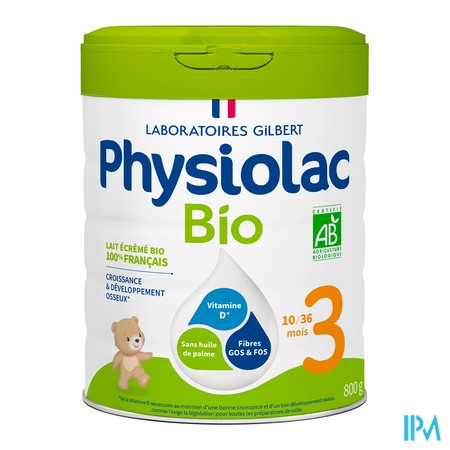 vignette PHYSIOLAC BIO 3 800G