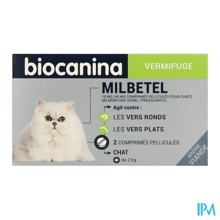 produit BIOCANINA MILBETEL CHAT CPR2
