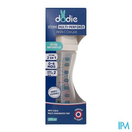 vignette DODIE BIB TEAT&RING ROSE 270ML