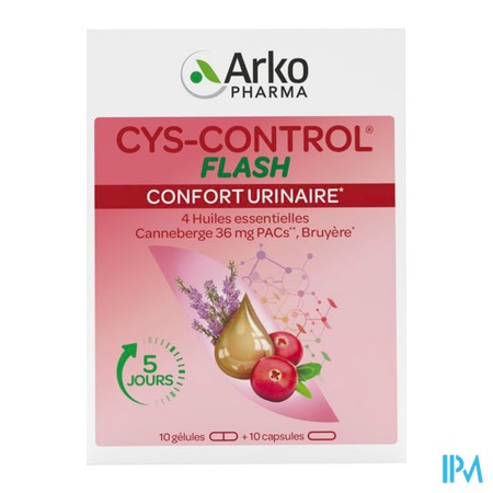 vignette CYS CONTROL FLASH GELUL 20