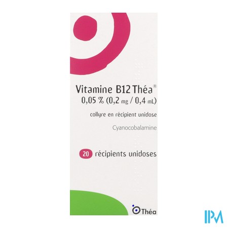 vignette VIT B12 0,05% THEA COL UNIDOSE 20