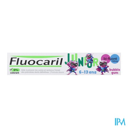 vignette FLUOCARIL JUNIOR GEL BUBBLE 75ML