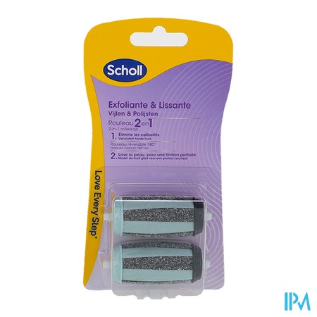 vignette SCHOLL RECHARGE 2EN1 EXFOLIANTE LISSANTE