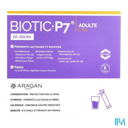 produit ARAGAN BIOTIC P7 AD SACH 10