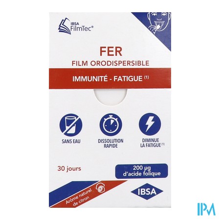 produit FER 14 MG FILMTEC ORODISP 30
