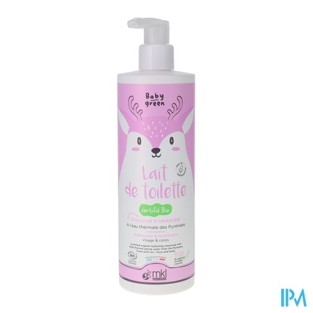 vignette MKL LAIT 2 EN 1 BIO 400ML BABY GREEN
