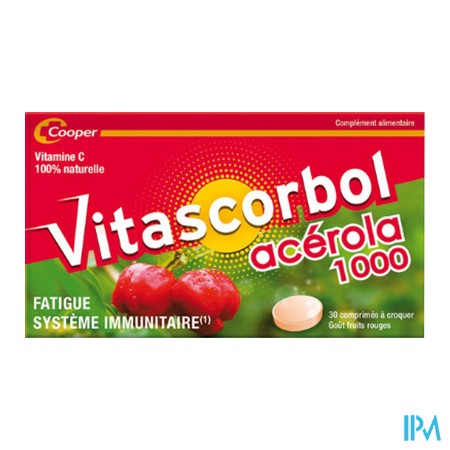 vignette VITASCORBOL ACEROLA1000 CPR CROQ30