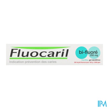 vignette FLUOCARIL 250 BIF GEL MENTHE 125ML