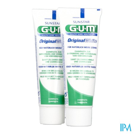 vignette GUM ORIGIN WHIT DENT TB75ML 2