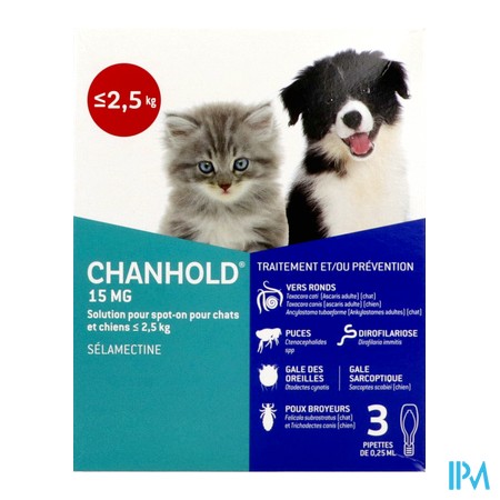 vignette CHANHOLD 15MG CHATON CHIEN PIP 3