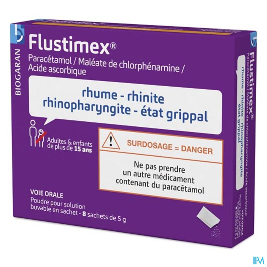 produit FLUSTIMEX PDR/SOL BUV SACH 8