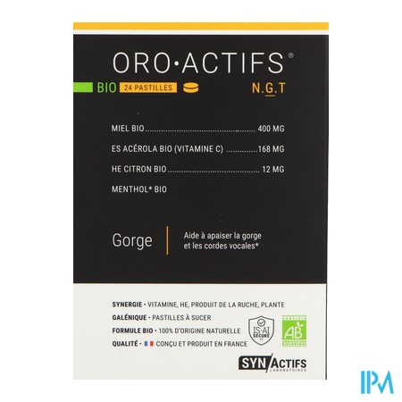 vignette SYNACTIFS OROACTIFS PAST BIO 24