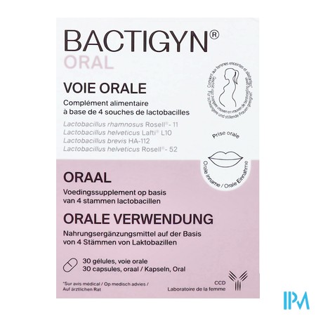 vignette BACTIGYN ORAL GELUL 30