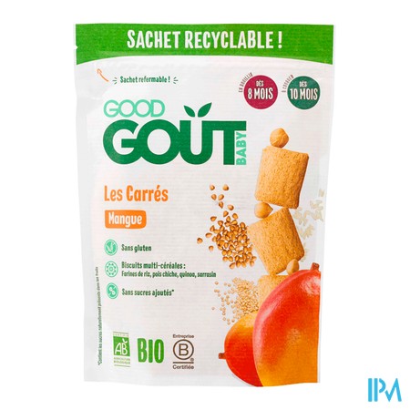 vignette GOODGOUT CARRES MANGUE 50G