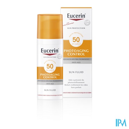 vignette EUCERIN SUN PHOTOAGING 50+ 50ML