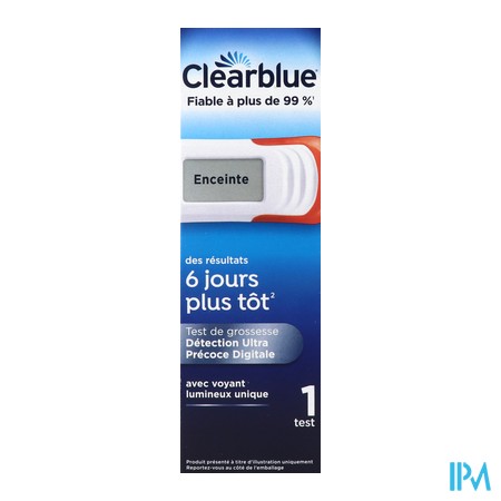 vignette CLEARBLUE TEST GROS ULTRA PRECOCE1