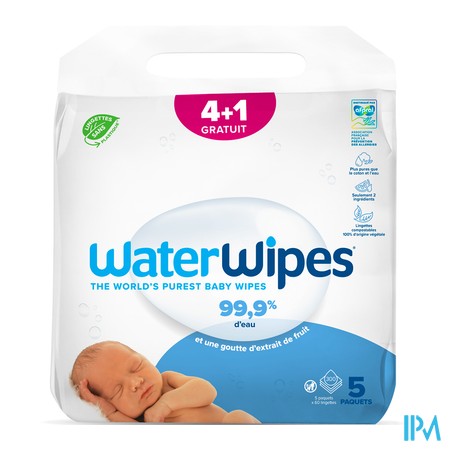 vignette WATERWIPES LINGETTES BD BB 4+1