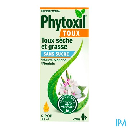 vignette PHYTOXIL TOUX SIROP SS SUCRE 100ML