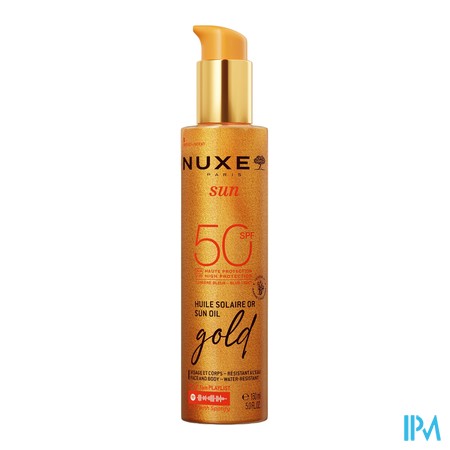 vignette NUXE SUN HLE SOL OR HAUT PROT SPF50 150ML