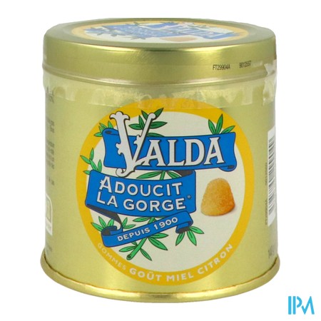 produit VALDA GOM SUC MIE/CIT BT140G 1