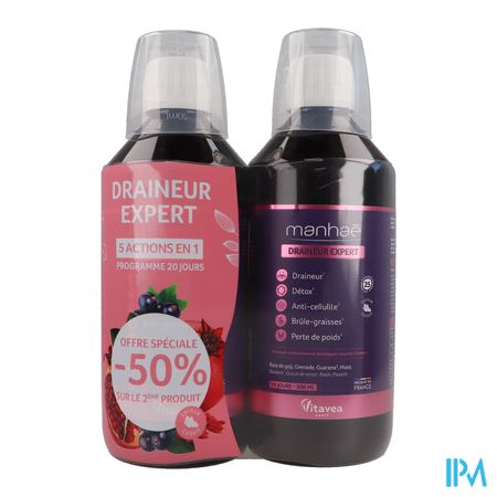 vignette MANHAE DRAINEUR BRULEUR FL 2X500ML