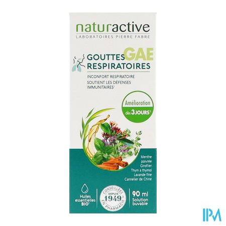 produit NATURACTIVE LES GOUTTES RESPIRATOIRE 90ML