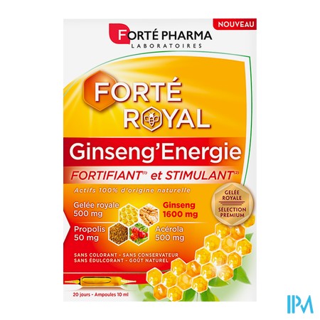produit FORTE ROYAL GINS EN AMP 10ML20
