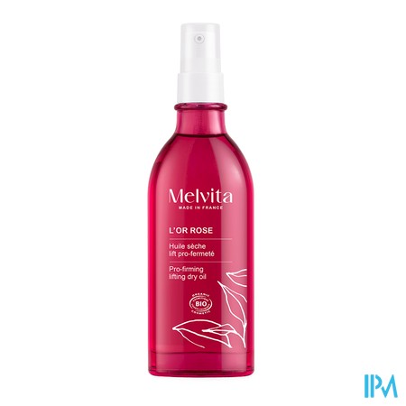 vignette MELVITA HLE FERMETE SURACT OR ROSE 100ML