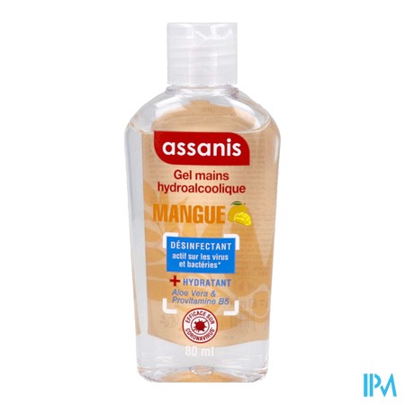 vignette ASSANIS A/BACT MAIN POCK MANG 80ML