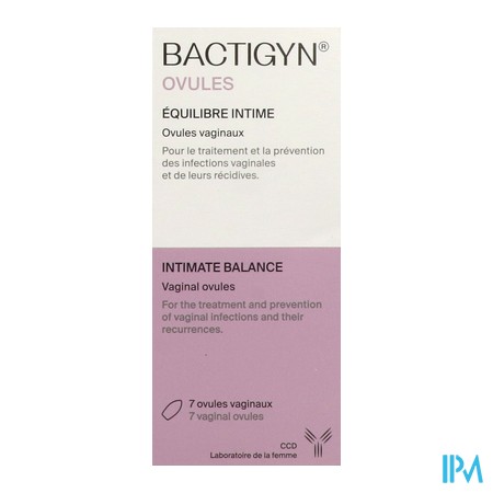 vignette BACTIGYN OVULE EQUILIBRE INTIME X7