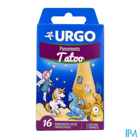 vignette URGO TATOO BTE16 PANSEMENTS