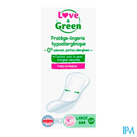 produit LOVE & GREEN PROTEGES SLIPS LARGE X28