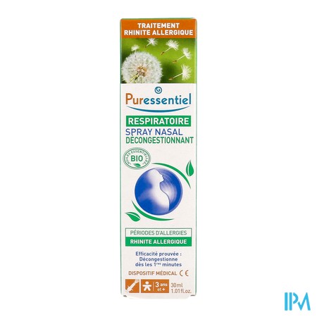 vignette PURESSENTIEL SPR NAS DECONG HE30ML