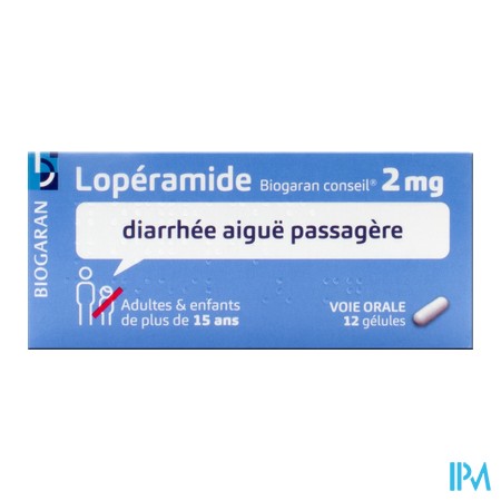 vignette LOPERAMIDE BIOG CONS2MG GELU12
