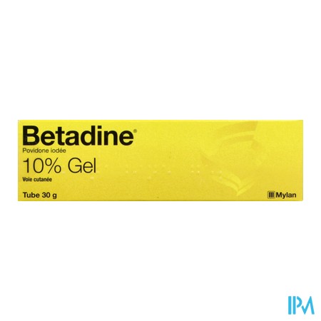 produit BETADINE 10% GEL TUB 30G