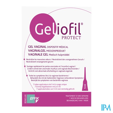 vignette GELIOFIL PROTECT GEL VAGIN 5MLX7
