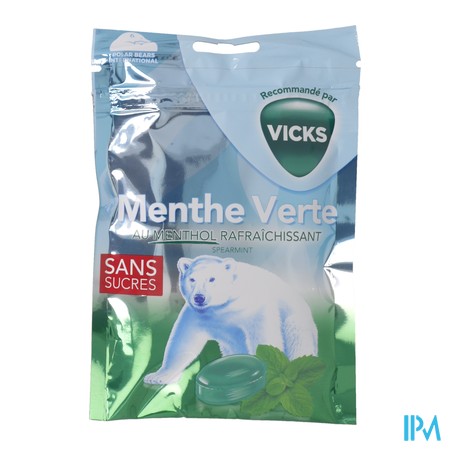 vignette VICKS BONBONS MENTHE VERTE 72G