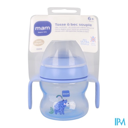 vignette MAM TASSE BEC SOUPLE 6+ 150ML1