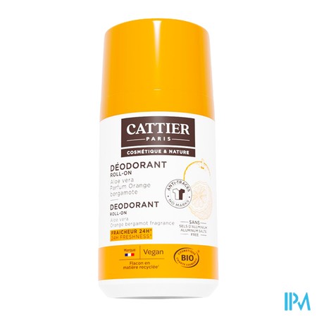 vignette CATTIER DEO ROLL-ON FRAIC AGRUMES 50ML